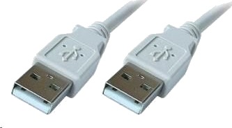 Usb-Kabel Premiumcord Usb-A Til Usb-A 1 M Hvit Ku2aa1