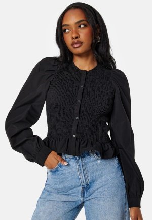 ONLY New Aspen LS Smock Top Black XL