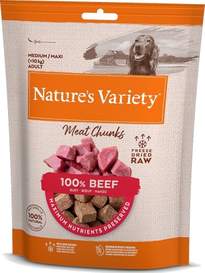 Nature’S Variety Nature'S Variety Frysetørkede Chunks Til Hunder Storfe 2 X 50 G