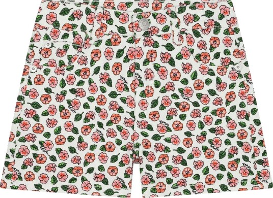 Kenzo Shorts   Denim   Ivory/Rosa m. Blomster   Kenzo   14 år 164   Shorts Hvit