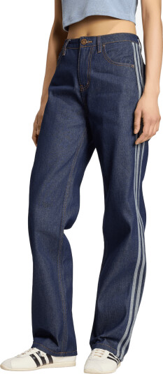 Jeans adidas Firebird Mid Rise Straight Denim Pant Indigo Denim 25/30