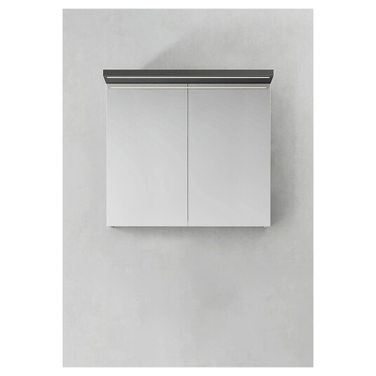 Hafa Store 800 Speilskap m/2 dører 80x73x24 cm Antrasitt