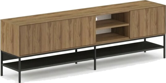 Kenvor TV benk 180 cm Naturlig eik tre Svart Kenvor TV benk 180 cm Naturlig eik tre Svart