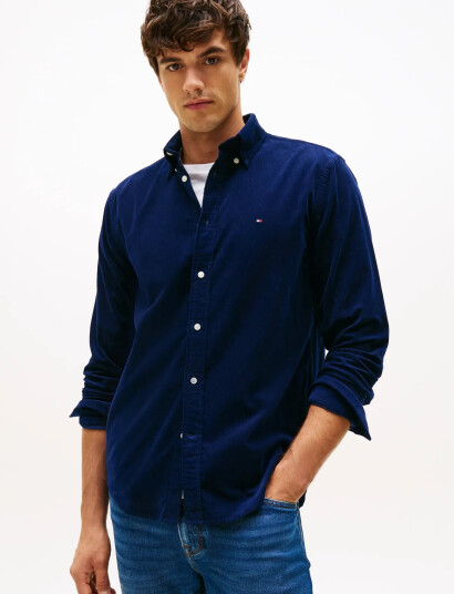 Tommy Hilfiger Solid Corduroy Rf Shirt Navy XL Tommy Hilfiger Solid Corduroy Rf Shirt Navy XL
