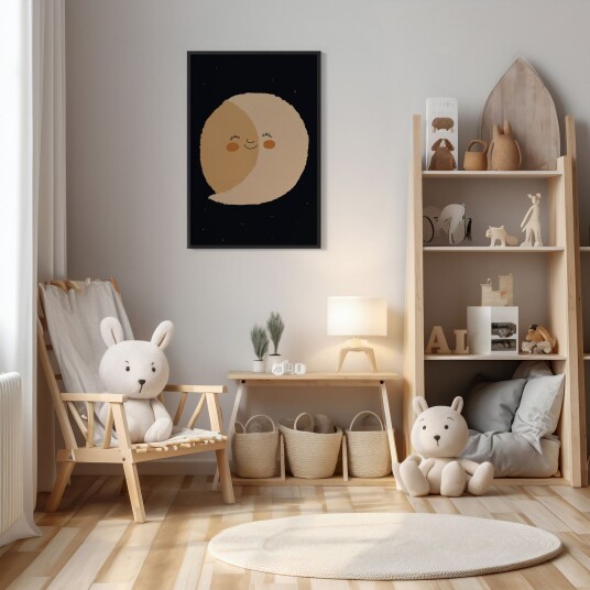Plakat Smilende Måne