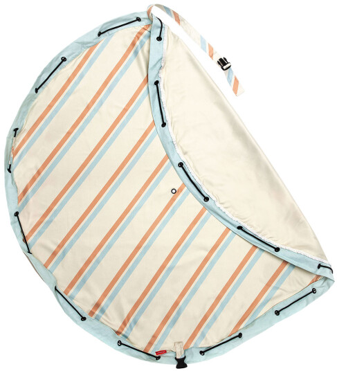 play&go Lekematte Outdoor 2-i-1 Stripes ecru ⌀ 140 cm play&go Lekematte Outdoor 2-i-1 Stripes ecru ⌀ 140 cm