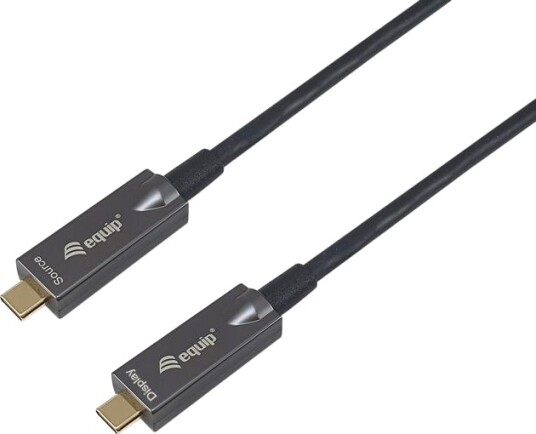 Equip Kabel USB-C3.2->C AOC 8K PD60W St/St 7.50m schwarz