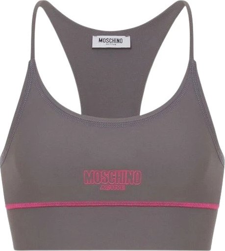 Moschino, Dame, Topper, Grå, XL,
