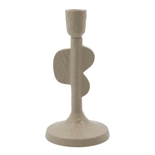 House Doctor Donna lysestake 20 cm aluminium beige House Doctor Donna lysestake 20 cm aluminium beige