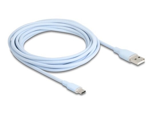 Delock Usb-Kabel Usb Hann Til 24 Pin Usb-C Hann Usb 2.0 3 A 4 M Blå