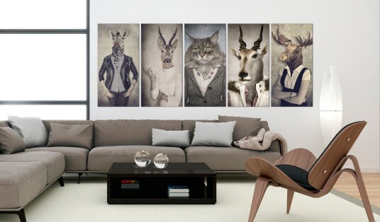 Bilde Animal Masks 200x80 Artgeist sp. z o. o.