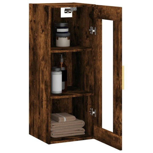 Veggskap røkt eik 34,5x34x90 cm 8720845440657
