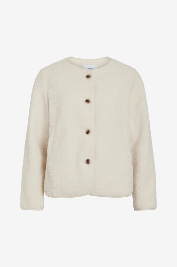 Vila Jakke viAda Teddy Jacket Grå Vila Jakke viAda Teddy Jacket Grå