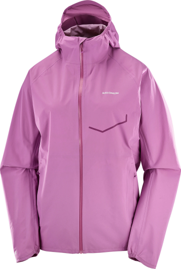 Salomon Women"s Bonatti Waterproof Jackets Iris Orchid Iris Orchid/ M