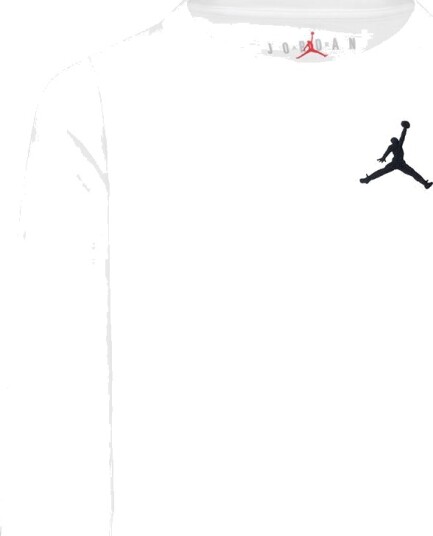 Jordan Genser Hvit m. Logo Jordan 12 13 år 152 158 Genser