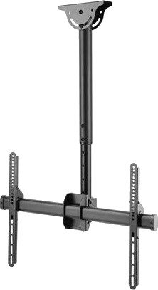 Deltaco Office mounting kit - full motion telescopic - for flat panel - 560 - 910 mm - black - Max 50 kg - recommended for 70"