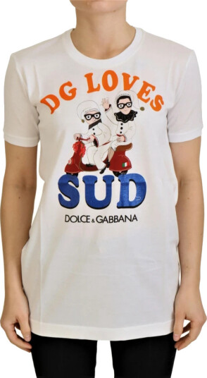 Dolce & Gabbana Dame Topper Hvit 2XS, Dolce & Gabbana Dame Topper Hvit 2XS,