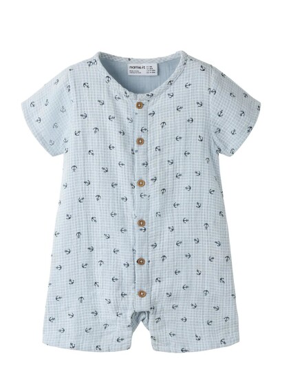 Name It Nbmfront Ss Sunsuit Blue 86
