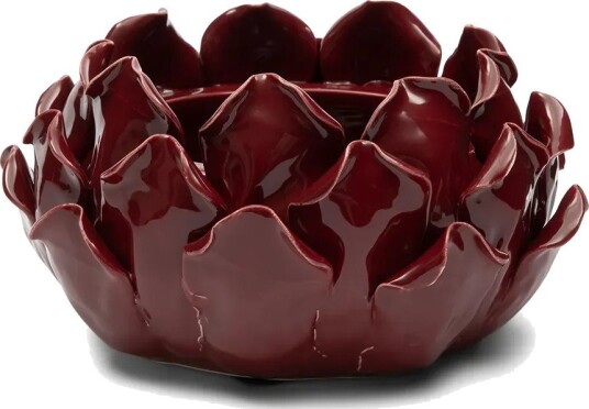 Riviera Maison Lyseholder Artichoke Bowl Burgundy