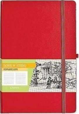 Notatblokk A5 Ruter Romanticism Red Antra 20 Stk.