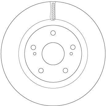 Bremseskive TRW DF6576