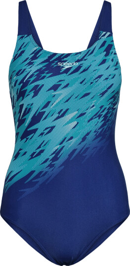 Speedo Hyperboom Placement Muscleback Navy 34