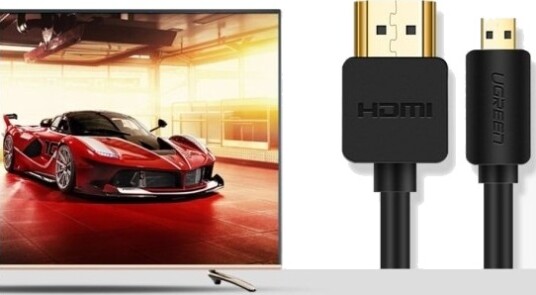 Ugreen Micro HDMI 4K 3D Kabel 1,5 M Svart