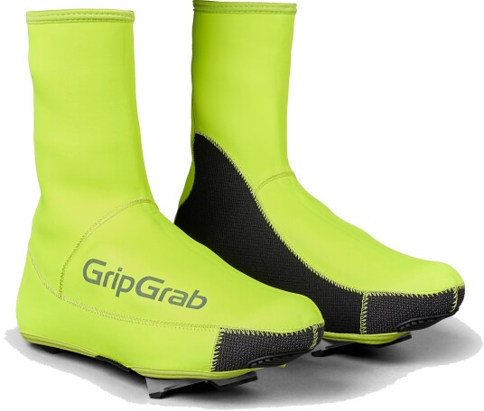 Gripgrab Unisex PACR Waterproof Winter Road Shoe Covers Yellow Hi-vis, 38-39