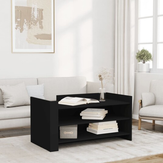 Salongbord svart 100x50x50 cm konstruert tre 848347 Salongbord svart 100x50x50 cm konstruert tre 848347