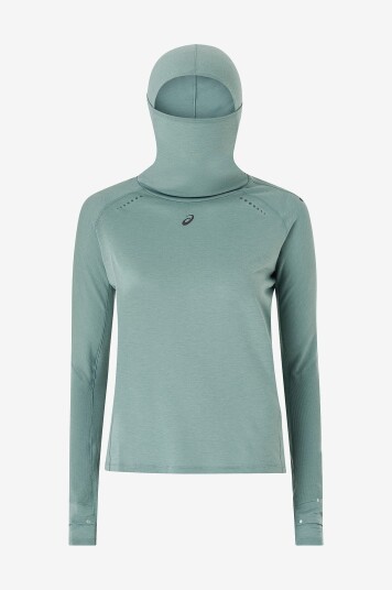 Asics   Løpetrøye Metarun Winter LS Hoodie   Grå