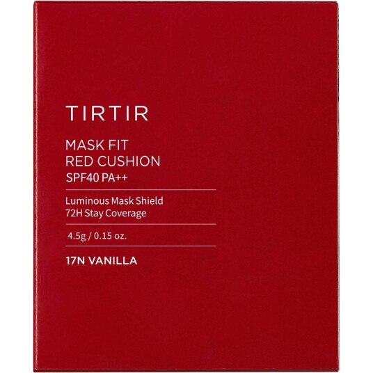 Tirtir Mask Fit Mini Cushion Foundation Fair Vanilla 17N med Hudpleiende Ingredienser
