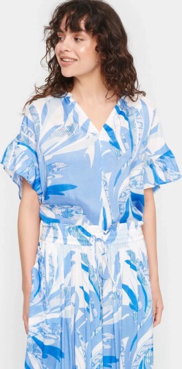 Saint Tropez Evettesz Shirt Blue M Saint Tropez Evettesz Shirt Blue M