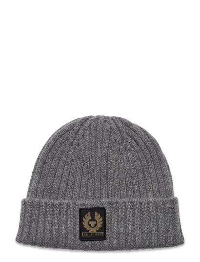Belstaff Watch Beanie Hat Pale Grey Melange - Grey - ONE SIZE