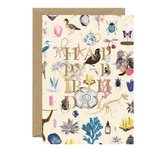 Rifle Paper Co. Kort Happy birthday curiosity