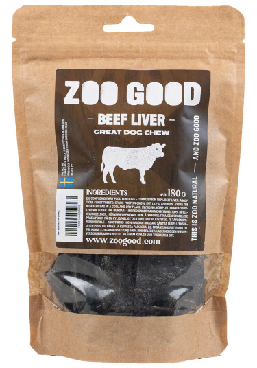 Zoo Good Okselever 180 g Hundegodbit med Høy Proteininnhold
