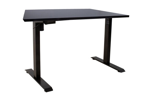 Skrivebord ergo med en motor 140x80 cm Svart