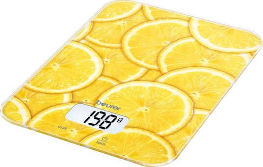 Beurer KS 19 Kjøkkenvekt - Maks 5 kg - Sitrusmotiv i glass