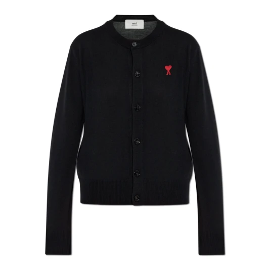 Ami Paris Dame Strikkevarer Svart L, Ami Paris Dame Strikkevarer Svart L,
