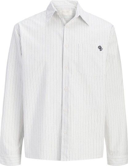 Jack & Jones Jorfrederiksberg Oxford Shirt Ls Sn White L Jack & Jones Jorfrederiksberg Oxford Shirt Ls Sn White L