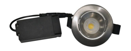 Nordtronic Velia Low Profile innbyggingsspot - børstet aluminium/2700K