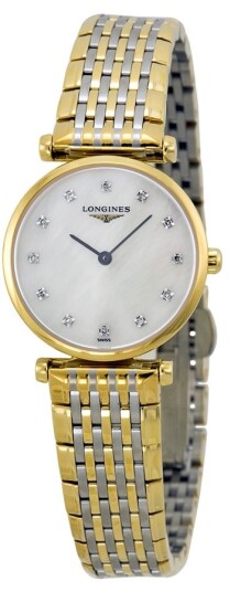 Longines Dameklokke L4.209.2.87.7 Grande Classique Hvit/Stål Ø24 mm