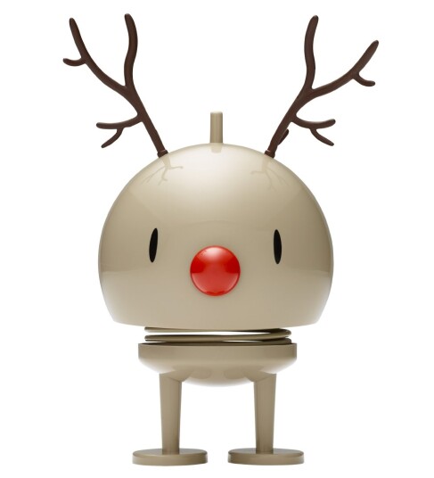 Hoptimisten Reinsdyr Bumble M Latte Figur til Julepynt