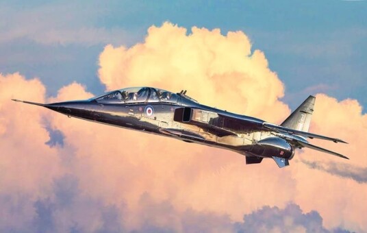 Italeri 1:72 Sepecat Jaguar T.2 Modellfly - R.A.F. Trainer