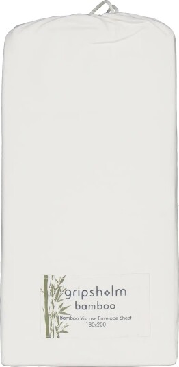 Gripsholm Envelope Sheet Bamboo 180X200Cm White 180X200 Cm White 180X200CM Gripsholm Envelope Sheet Bamboo 180X200Cm White 180X200 Cm White 180X200CM