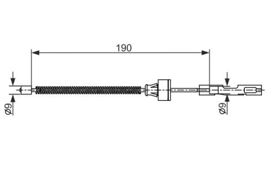 Bremsewire BOSCH 1 987 482 561 Bremsewire BOSCH 1 987 482 561