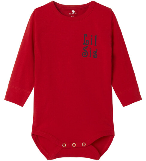 Name It Body I/e NbfLaby Salsa Name It 68 Langermet Body Rød 62