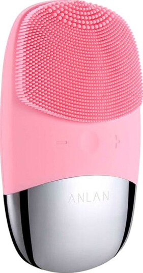 Anlan ALJMY04-04 Mini Silikon Ansiktsbørste (5 innstillinger) Rosa