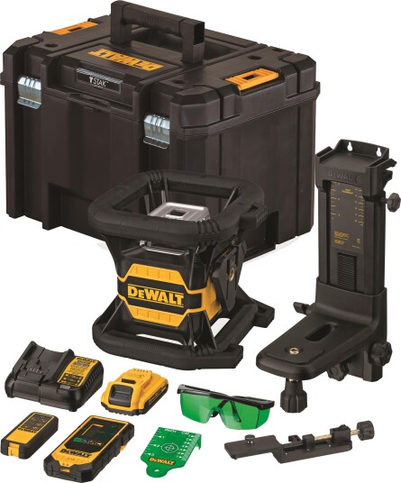 Dewalt Laser Roterende 18V Bluetooth DCE080D1GS-QW Hor/Vert Dewalt Laser Roterende 18V Bluetooth DCE080D1GS-QW Hor/Vert