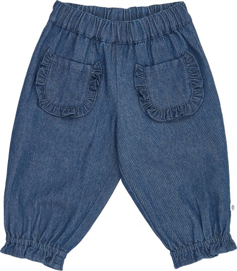 Müsli Denim Frill Pocket Pants Baby - DENIM NAVY - 68