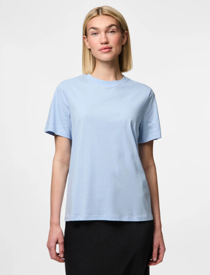Pieces Pcria Ss Solid Tee Jrs Noos Bc Blue L Pieces Pcria Ss Solid Tee Jrs Noos Bc Blue L
